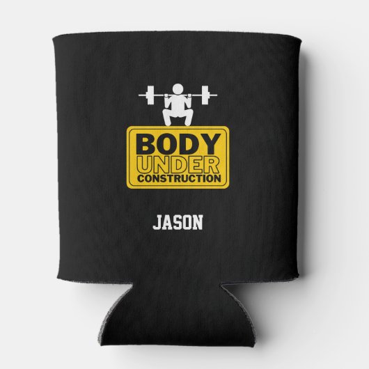 体下建築名前をカスタムする 缶クーラー (裏面)