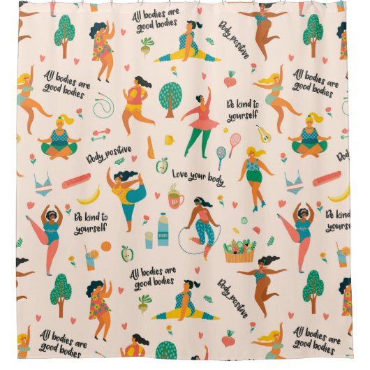 体位置シャワーカーテン シャワーカーテン (正面)