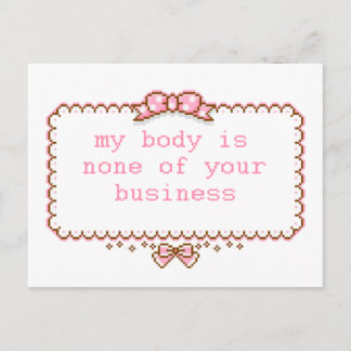 体前向きはがき ポストカード