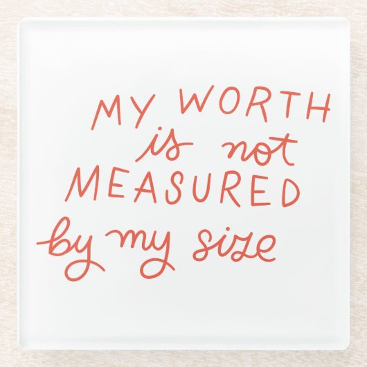 体前向きプライドコースター ガラスコースター (正面)