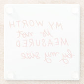 体前向きプライドコースター ガラスコースター (裏面)