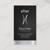 体前後の減量コーチトレーナー 名刺 (裏面)