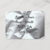 体及びペンキ 名刺 (裏面)