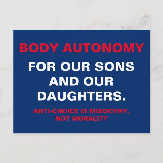 体子女自治 ポストカード (正面)