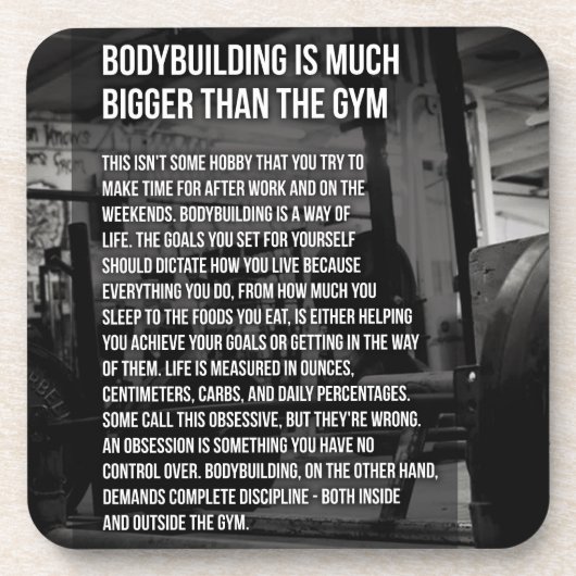 「体建物やる気を起こさせる」 コースター (正面)