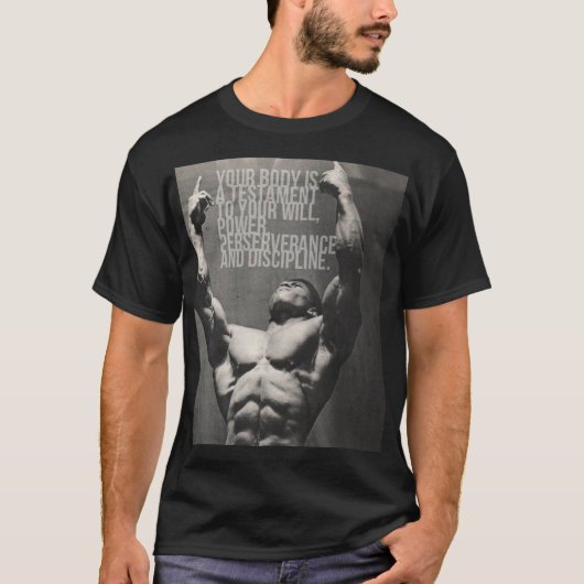「体建物やる気を起こさせる」 Tシャツ (正面)
