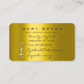 体建物シェーピングフィットネススクラップティング金ゴールドソファ 名刺 (裏面)