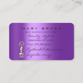 体建物シェーピングフィットネススクラップティンパープル 名刺 (裏面)