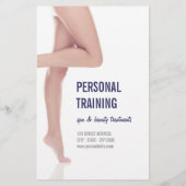 体建物ジムフィットネス個人研修 チラシ (裏面)