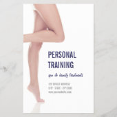 体建物ジムフィットネス個人研修 チラシ (裏面)