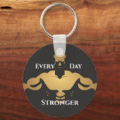 体建物フィットネススポやる気を起こさせるートメンジム キーホルダー (正面)