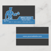 体建物フィットネストレーナー名刺 名刺 (正面/裏面)