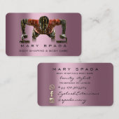 体建物整形フィットネス切断バラ 名刺 (正面/裏面)