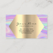 体建物整形フィットネス彫刻ウェルネス 名刺 (裏面)