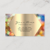 体建物整形フィットネス彫刻ホログラフ 名刺 (裏面)