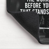 「体建物」トレーニング やる気を起こさせる マウスパッド (コーナー)