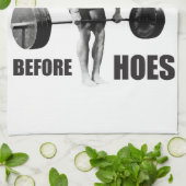 「体建物」ユーモやる気を起こさせるー キッチンタオル (折り畳み)