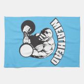 "体建物"ユーモア – MEATHEAD キッチンタオル (横)