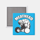 "体建物"ユーモア – MEATHEAD マグネット (正面/裏面)
