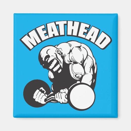 "体建物"ユーモア – MEATHEAD マグネット (正面)