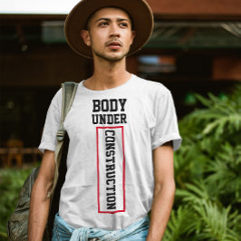 体建築 |おもしろいトレーニング引用文 Tシャツ