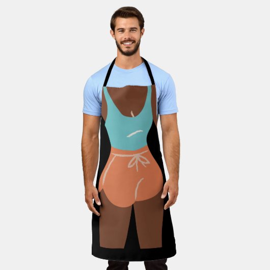 体形状 エプロン (着用した状態)