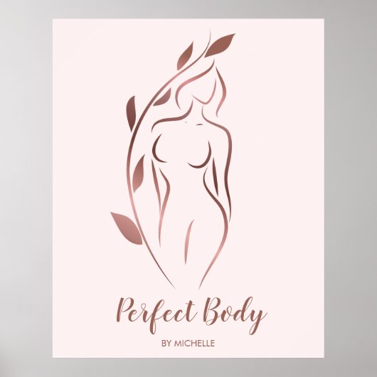 体彫刻ウェルネス化粧品美しいスパブシン ポスター (正面)