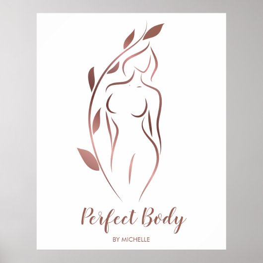 体彫刻ウェルネス化粧品美しいスパブシン ポスター (正面)
