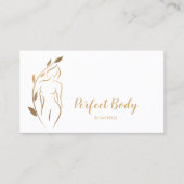 体彫刻ウェルネス化粧品美しいスパブシン 名刺 (正面)