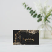 体彫刻ウェルネス化粧品美しいスパブシン 名刺 (スタンド正面)