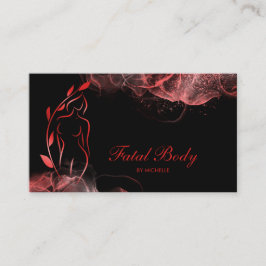 体彫刻ウェルネス化粧品美しいスパブシン 名刺