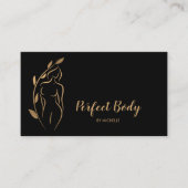 体彫刻ウェルネス化粧品美しいスパブシン 名刺 (正面)