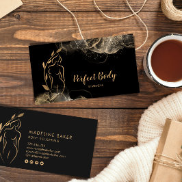 体彫刻ウェルネス化粧品美しいスパブシン 名刺