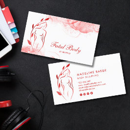 体彫刻ウェルネス化粧品美しいスパブシン 名刺