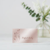 体彫刻ウェルネス化粧品美しいスパブシン 名刺 (スタンド正面)