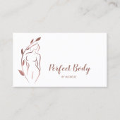体彫刻ウェルネス化粧品美しいスパブシン 名刺 (正面)