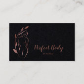 体彫刻ウェルネス化粧品美しいスパブシン 名刺 (正面)