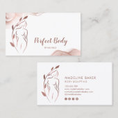 体彫刻ウェルネス化粧品美しいスパブシン 名刺 (正面/裏面)