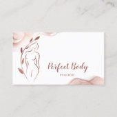 体彫刻ウェルネス化粧品美しいスパブシン 名刺 (正面)