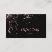 体彫刻ウェルネス化粧品美しいスパ 名刺 (正面)