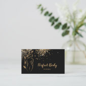 体彫刻ウェルネス化粧品美しいスパ 名刺 (スタンド正面)