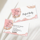 体彫刻コンタリング腰トレーナービジネス 名刺