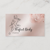 体彫刻コンタリング腰トレーナービジネス 名刺 (正面)