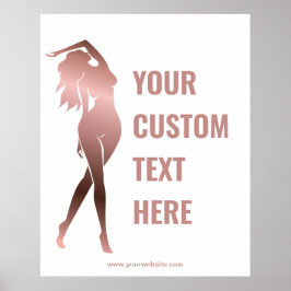 体彫刻メスフィットネス ポスター