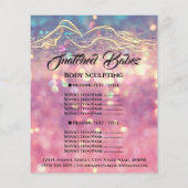 体彫刻ロゴバラピンク価格表 チラシ (裏面)