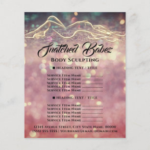 体彫刻ロゴバラ火花価格リスト チラシ