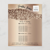 体彫刻美しいヘアサロンQRロゴバラ チラシ (裏面)