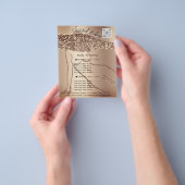 体彫刻美しいヘアサロンQRロゴバラ チラシ (手)