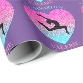 体操うるう紫 ラッピングペーパー (ロールコーナー)