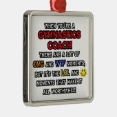 体操おもしろいコーチ…OMG WTFロール メタルオーナメント (右)